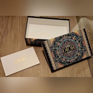 DIOR 2020 Limited Edition Holiday Shopping Toile De Joy Colorful Gift Box & Card